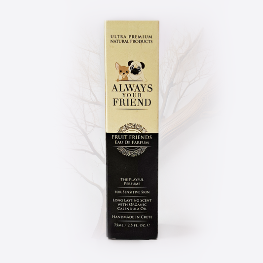 Apa de parfum animale de companie Fruit Friends, Always Your Friend (fabricata manual)