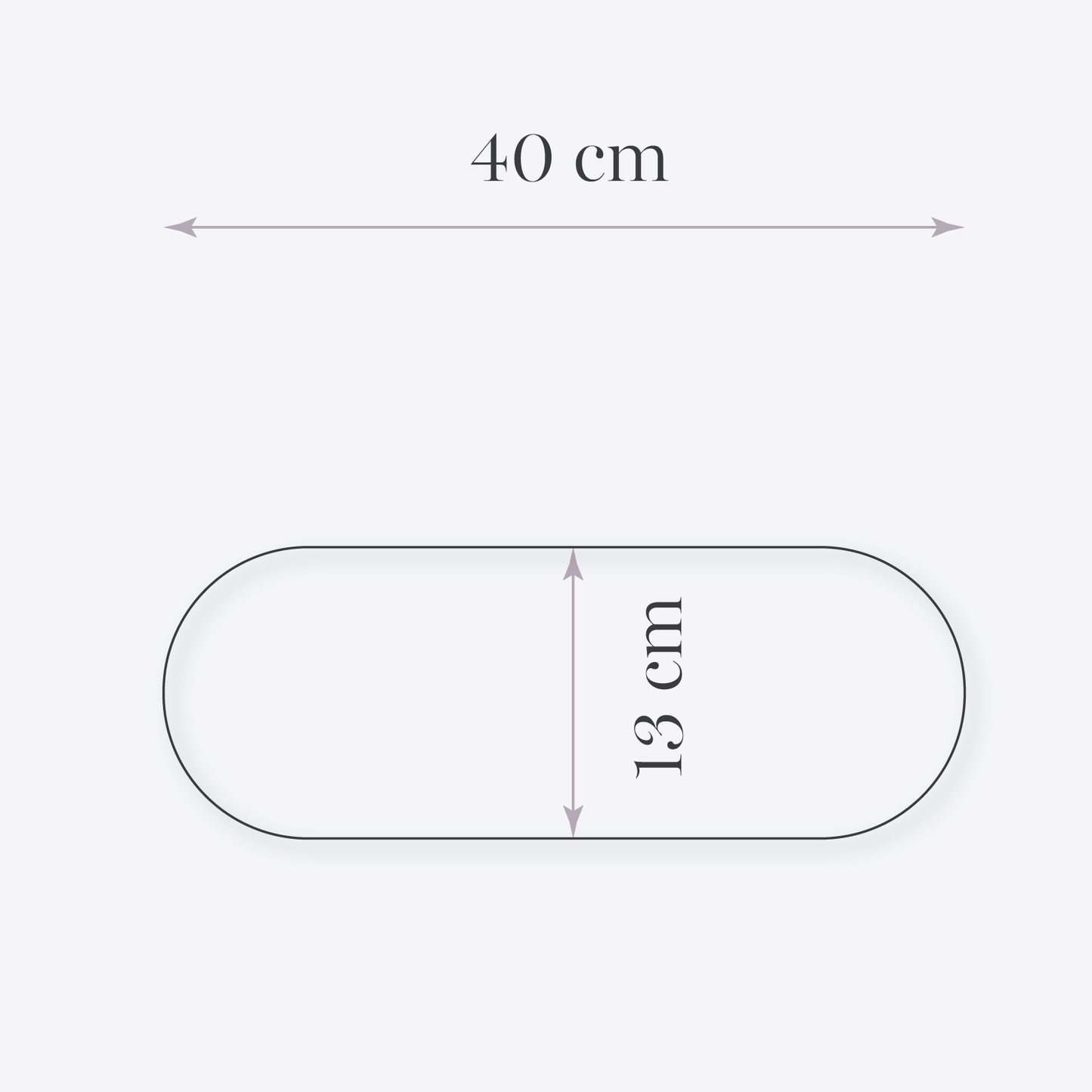Cosulet animale de companie gri deschis 40 cm, Blanosic (lucrat manual)