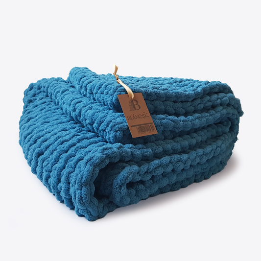 Covoras animale de companie albastru 120 cm, Blanosic (lucrat manual)