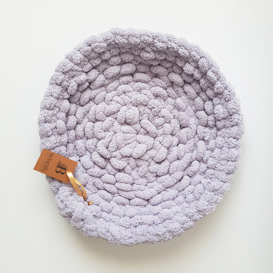 Cosulet animale de companie gri deschis 45 cm, Blanosic (lucrat manual)