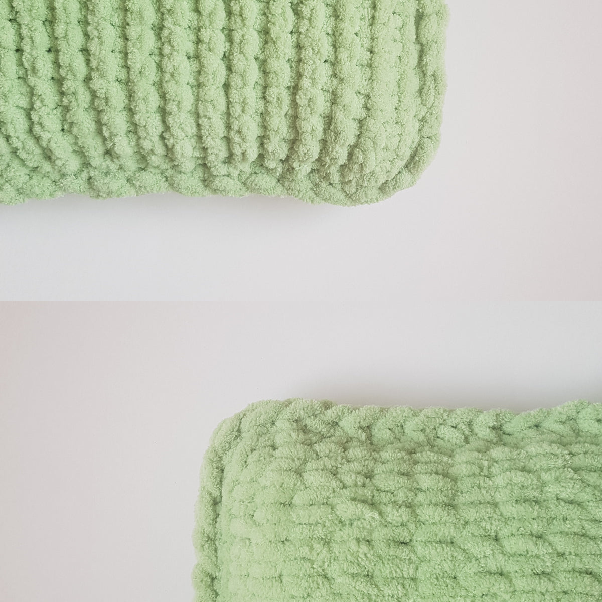 Handmade Culcus tricotat pentru pisici si caini, verde praz, 42 x 42 cm, Blanosic