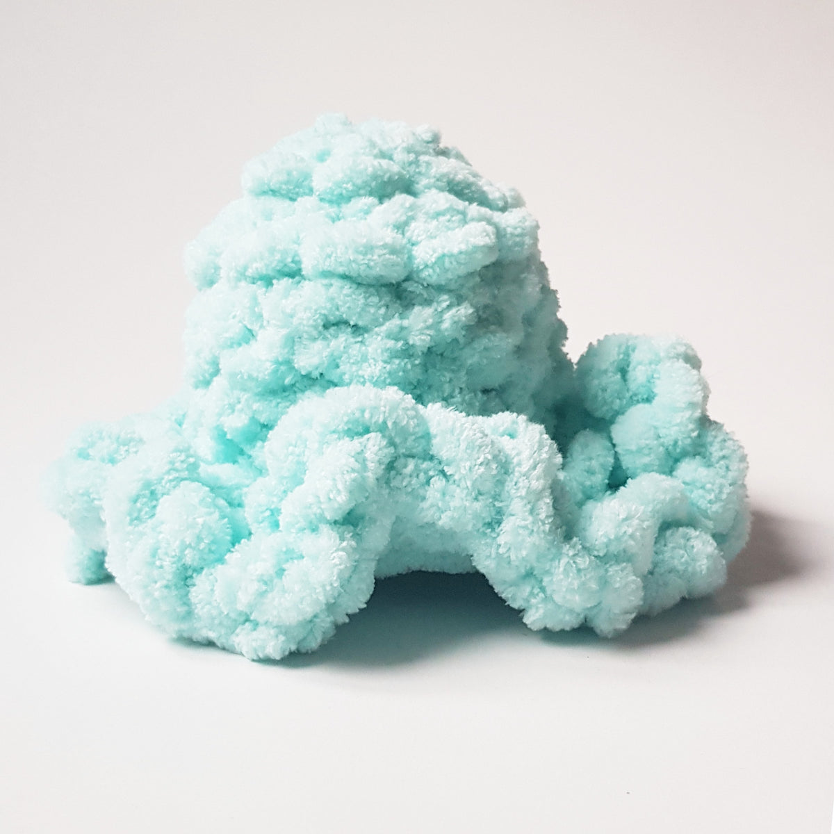 Handmade TOY - Jucarie catifelata pentru caini, Forma de caracatita, Verde menta, 18 cm, Blanosic