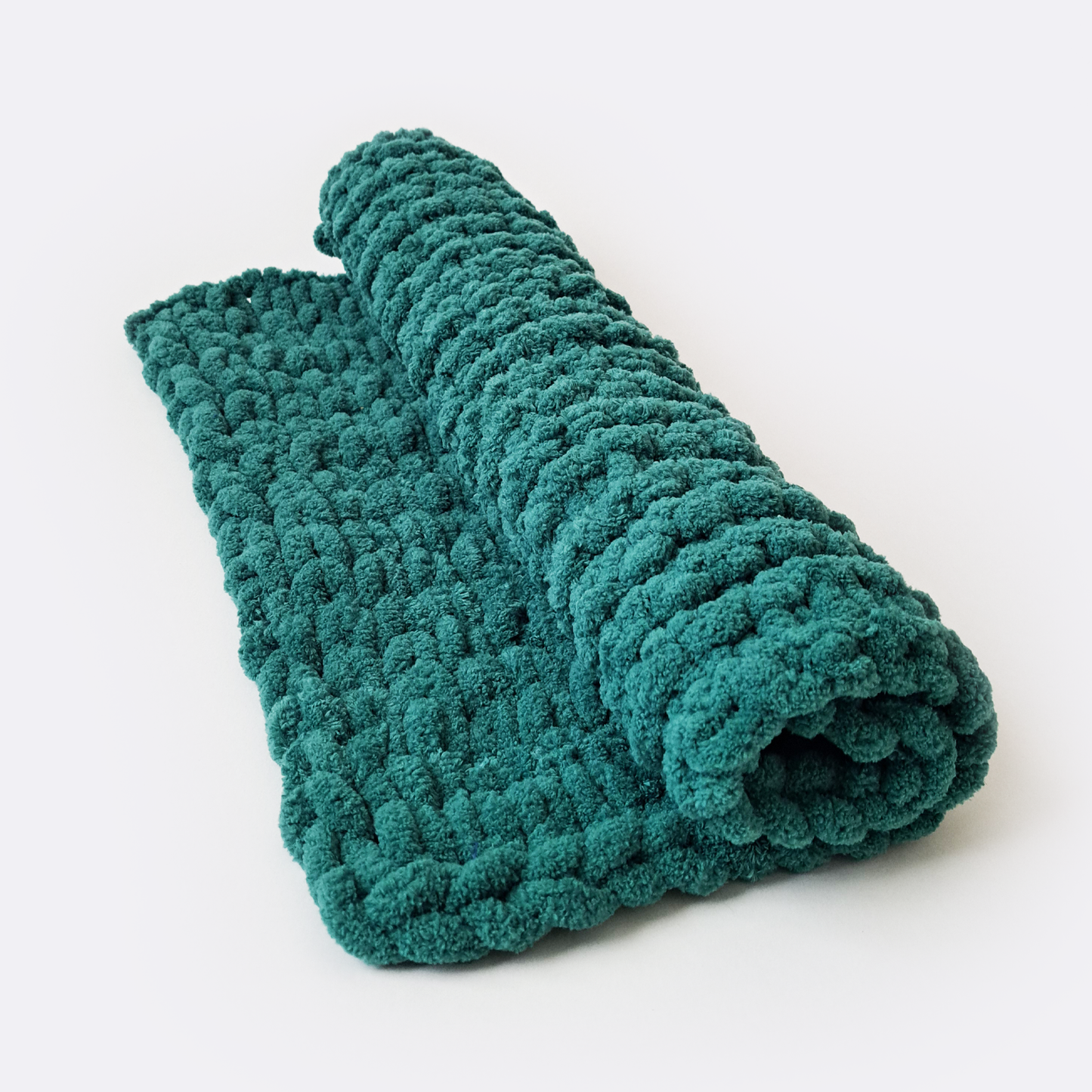 Paturica animale de companie verde smarald 50x40 cm, Blanosic (lucrata manual)