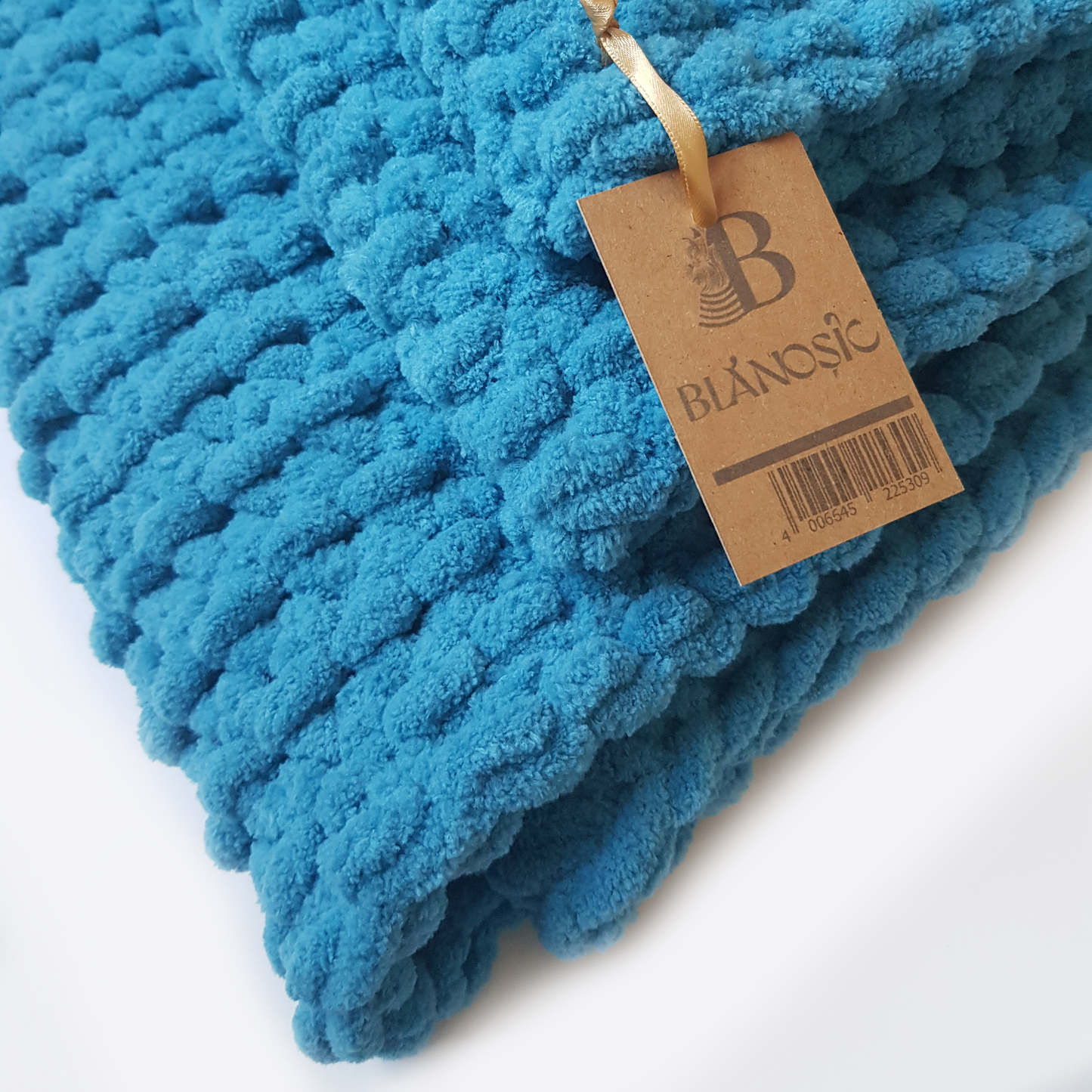 Covoras animale de companie albastru 120 cm (lucrat manual)