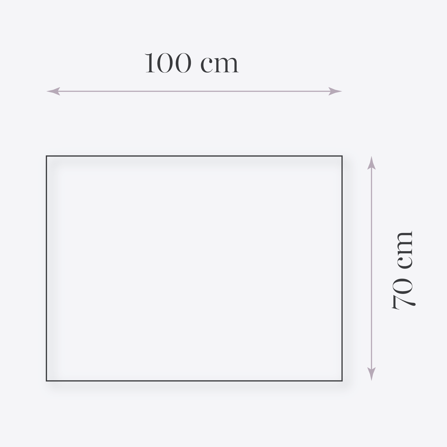 Paturica animale de companie lila 100x70 cm, Blanosic (lucrata manual)
