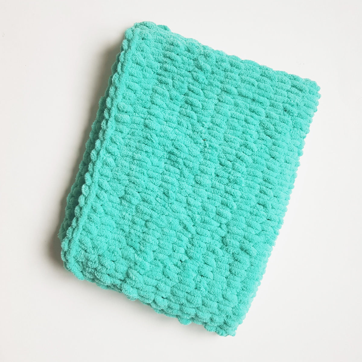 Handmade Paturica pentru caini si pisici, verde turcoaz, 80x60 cm, Blanosic