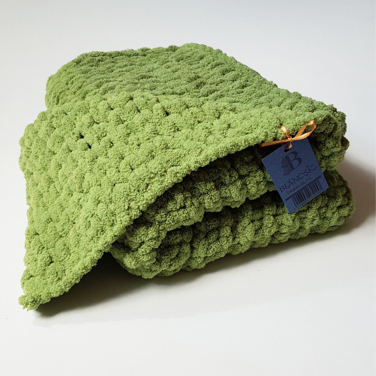 ZUF - Paturica copil, verzuie, 70x100 cm, Blanosic (lucrata manual)