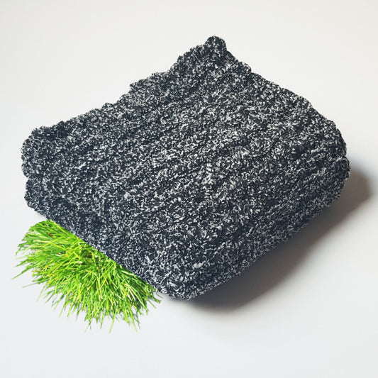 Handmade Paturica de voiaj pentru caini si pisici, negru cu alb, 120x50 cm, Blanosic
