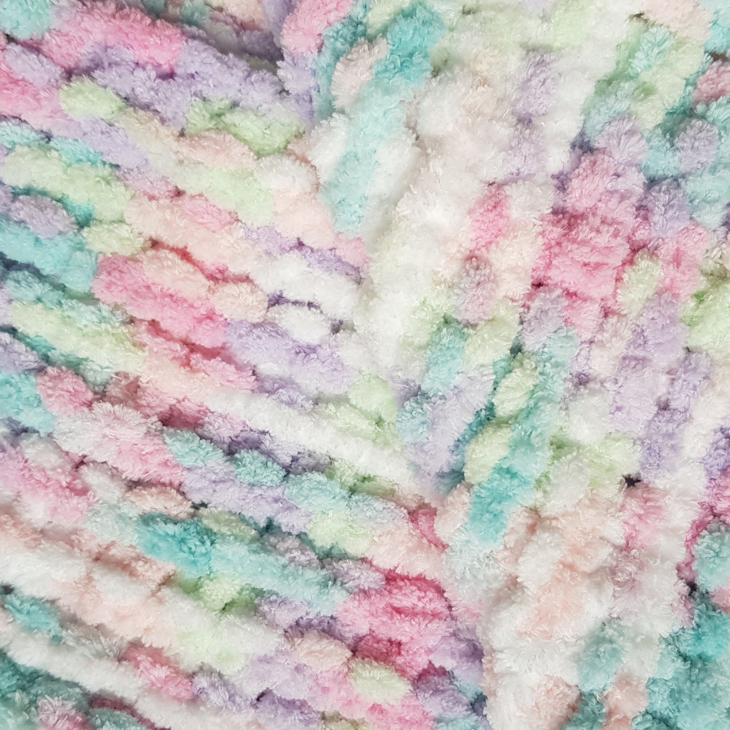 ZUF - Paturica copil pentru carucior, verde-roz-alb-lila, 60x60 cm, Blanosic (lucrata manual)