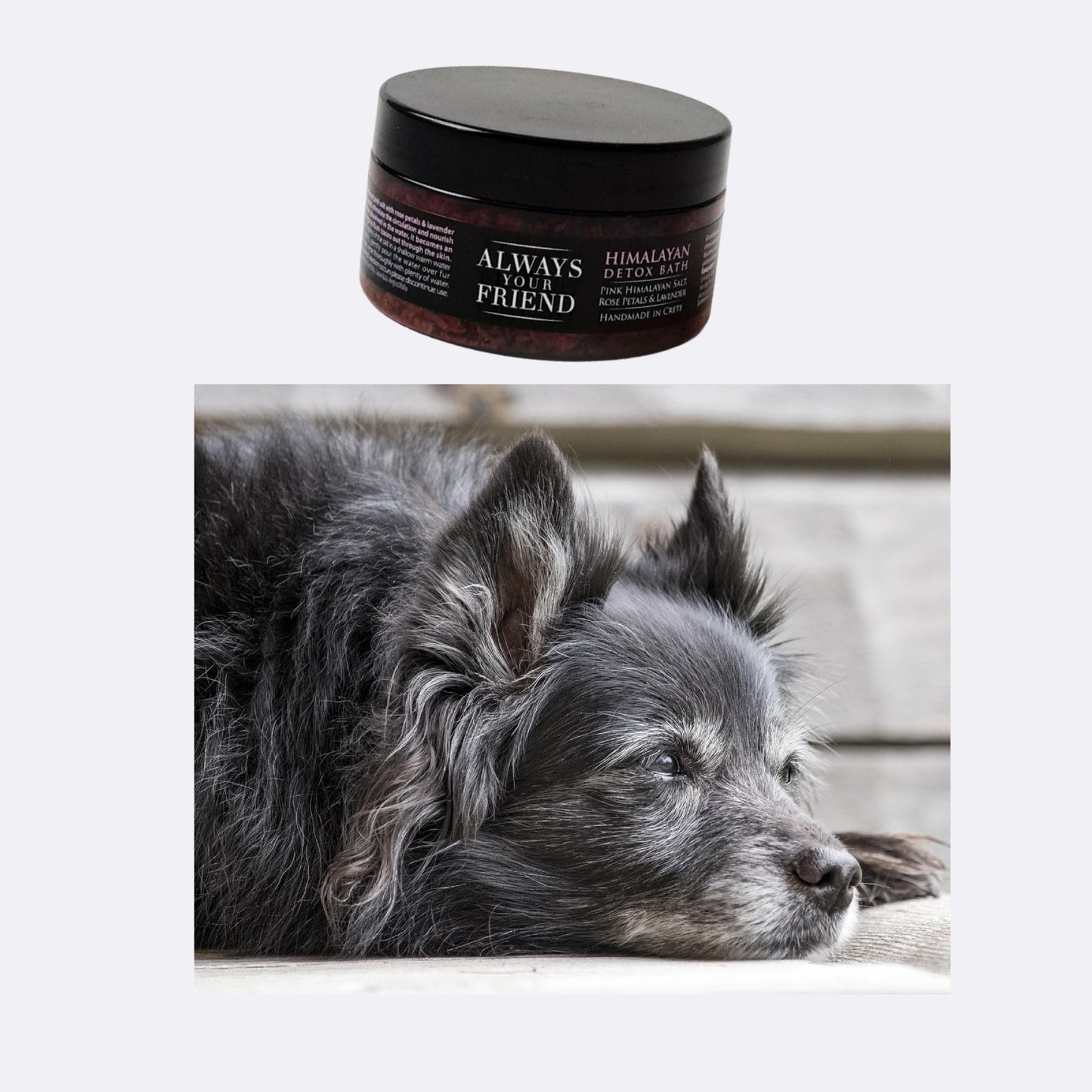 Sare baie detox animale de companie, Always Your Friend (fabricata manual)