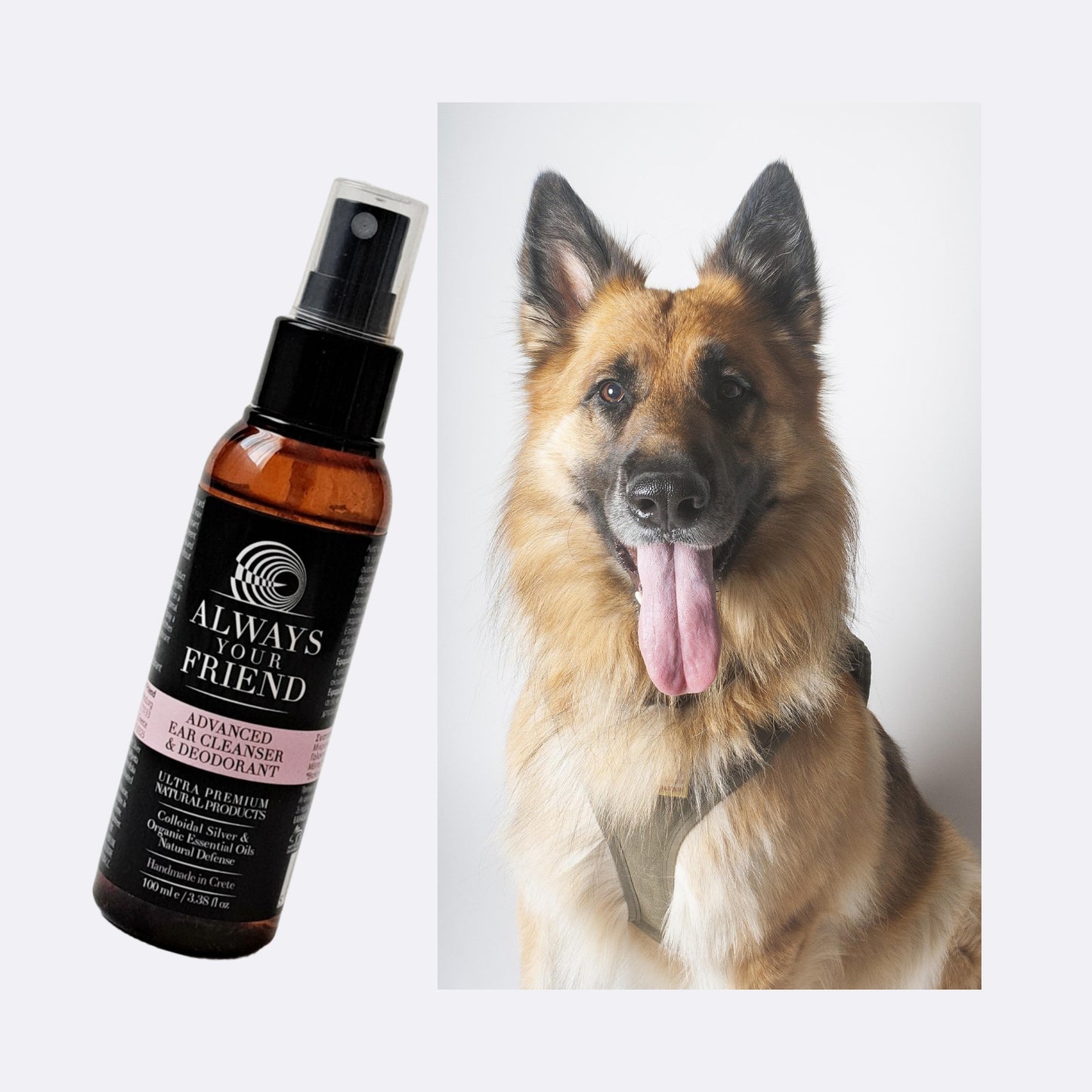 Spray curatare urechi animale de companie, Always Your Friend (fabricat manual)